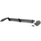 Diffuser Πίσω Προφυλακτήρα Για Mercedes-Benz C-Class W205 14-20 Amg 63 Look Για Απλό Προφυλακτήρα Με Μπούκες Χρωμίου