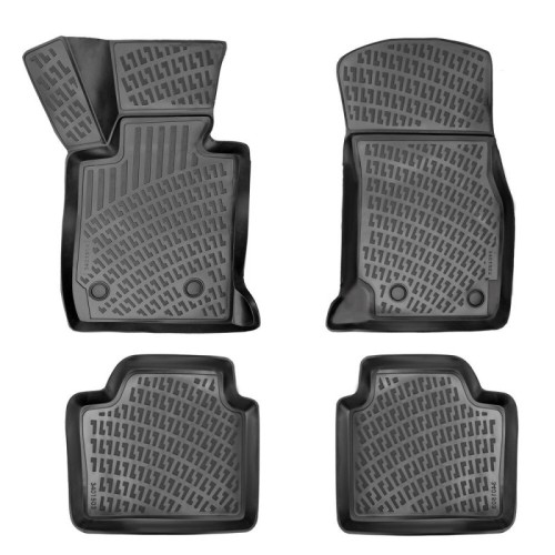 Πατάκια Σκαφάκια 3D Από Λάστιχο TPE Για Bmw 3 E36 90-99 Sedan Black Rizline 4  Τεμάχια Μαύρα