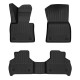 Πατάκια Σκαφάκια 3D Από Λάστιχο TPE Για Bmw X5 G05 2018+ Black Rizline 4  Τεμάχια Μαύρα
