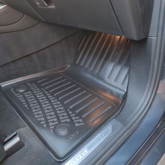 Πατάκια Σκαφάκια 3D Από Λάστιχο TPE Για Bmw X5 G05 2018+ Black Rizline 4  Τεμάχια Μαύρα