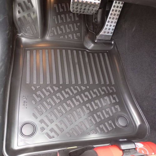 Πατάκια Σκαφάκια 3D Από Λάστιχο TPE Για Mercedes-Benz GLC SUV X254 2023- Rizline 4 Τεμάχια Μαύρα