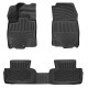 Πατάκια Σκαφάκια 3D Από Λάστιχο TPE Για Peugeot e-3008 2024- Rizline 4 Τεμάχια Μαύρα
