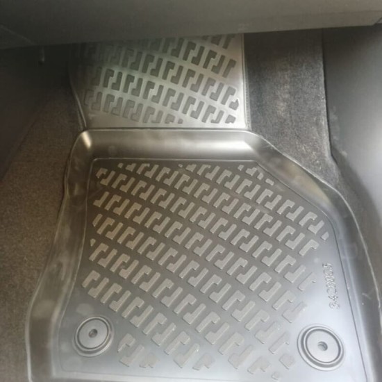 Πατάκια Σκαφάκια 3D Από Λάστιχο TPE Για Skoda Superb B9 3Y 2023- Rizline 4 Τεμάχια Μαύρα