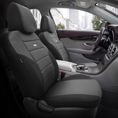 Καλύμματα Αυτοκινήτου Otom One Design Universal Βαμβακερό Ύφασμα Rachel Σετ Εμπρός / Πίσω 10 Τεμαχίων Μαύρο ONE-101