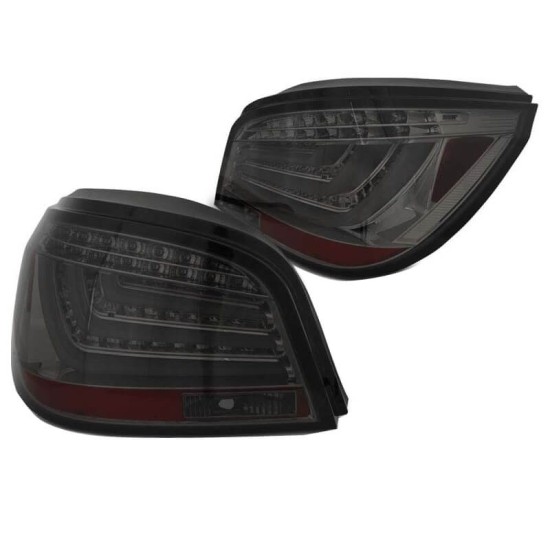 Πισινά Φανάρια Set Για Bmw 5 E60 03-07 Led Bar Smoke JunYan