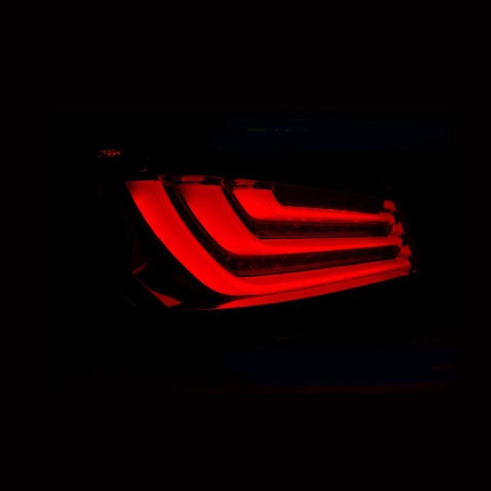 Πισινά Φανάρια Set Για Bmw 5 E60 03-07 Led Bar Smoke JunYan