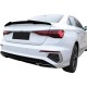 Αεροτομή Πορτ Παγκάζ Για Audi A3 8Y 2021+ Sedan M4 Look Μαύρο Γυαλιστερό Από Abs Πλαστικό