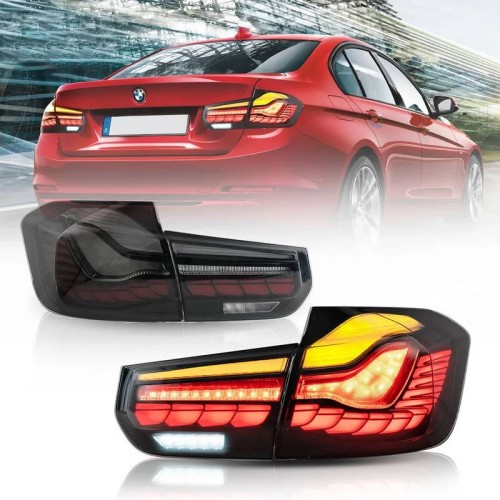 Πισινά Φανάρια Set Για Bmw 3 F30 11-18 Sedan M4 Look OLed Dynamic Start Up Smoke Vland
