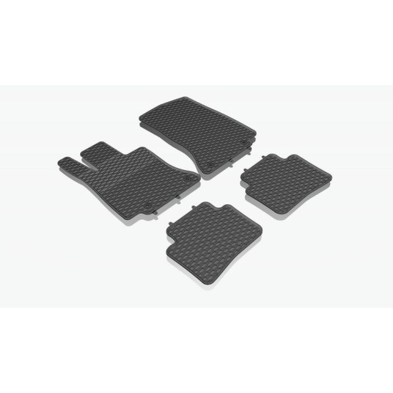 Λαστιχένια Πατάκια Geyer & Hosaja Για Mercedes C Class W206 2021+ 4 Τεμάχια Μαύρα 934/4C