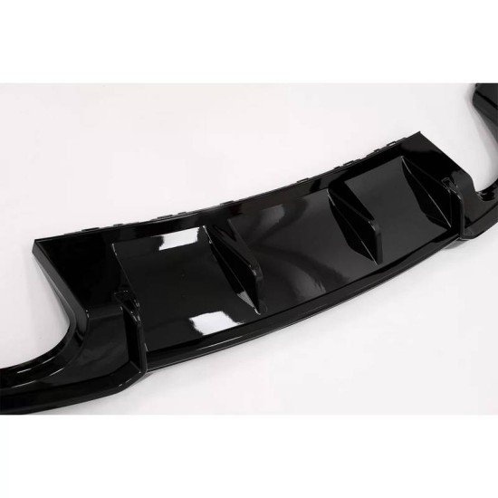 Diffuser Πίσω Προφυλακτήρα Για A3 8V Facelift 16-20 Sedan / Cabrio RS Look Για S-Line Προφυλακτήρα Από Abs Πλαστικό