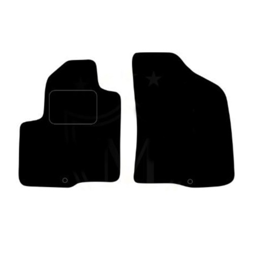 Πατάκια Αυτοκινήτου Μοκέτα Για Hyundai Ι40 2011-2019 Black 2 Pieces
