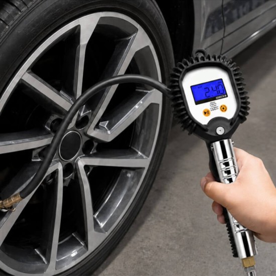 Πιστόλι Αέρα Με Ηλεκτρονικό Μανόμετρο 0-18 Bar 255 PSI