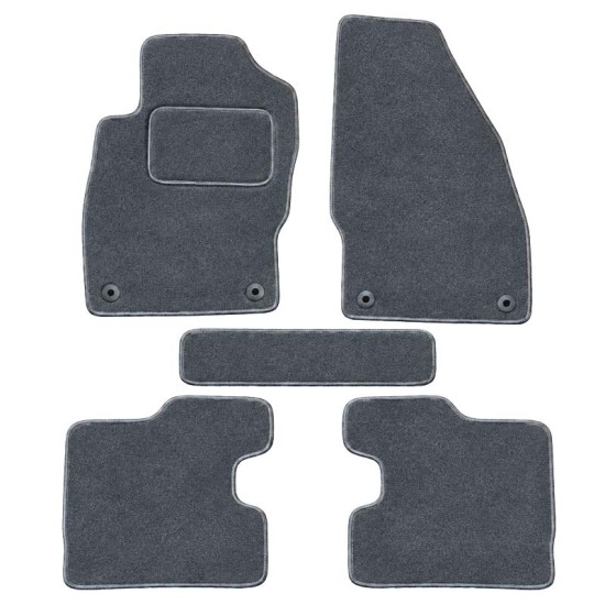 Πατάκια Αυτοκινήτου Μοκέτα Για Opel Corsa E 2014-2019 Grey 5 Pieces