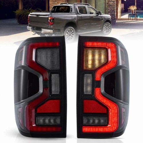 Πισινά Φανάρια Set Για Ford Ranger T9 2022+ Full Led Clear VLand
