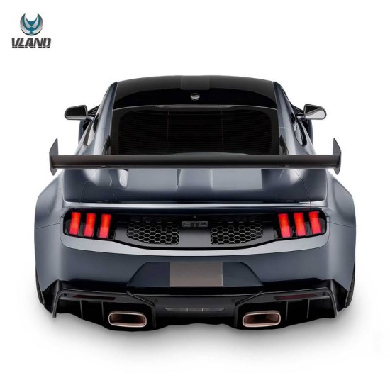 Πισινά Φανάρια Set Για Ford Mustang S650 2024-2026 Full Led Smoke Με Πορτοκαλί Φλας VLand