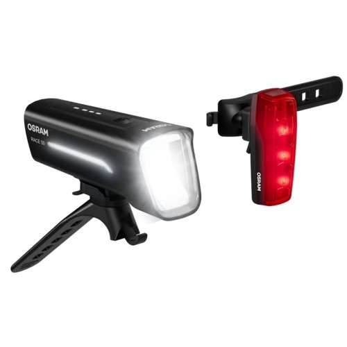 Σετ Εμπρός & Πίσω Φώτα Ποδηλάτου Usb Type-C Osram LedsBike Race 50 Set LEDBL101SET