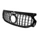 Μάσκα Για Mercedes-Benz GLA H247 20-23 Standard Προφυλακτήρα GT Panamericana Look Μαύρο/Χρώμιο 1 Τεμάχιο