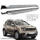 Πλαινά Σκαλοπάτια Με Βάσεις Για Dacia Duster 2018-2023 2 Τεμάχια Αλουμινίου