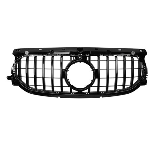 Μάσκα Για Mercedes-Benz GLA H247 20-23 Standard Προφυλακτήρα GT Panamericana Look Γυαλιστερή Μαύρη 1 Τεμάχιο