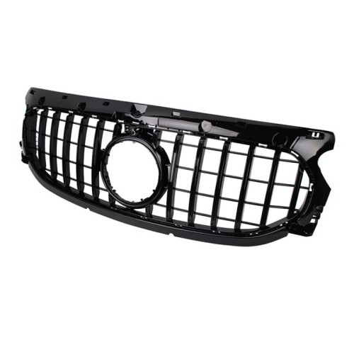 Μάσκα Για Mercedes-Benz GLA H247 20-23 Standard Προφυλακτήρα GT Panamericana Look Γυαλιστερή Μαύρη 1 Τεμάχιο