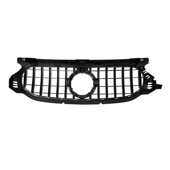 Μάσκα Για Mercedes-Benz GLA H247 20-23 Standard Προφυλακτήρα GT Panamericana Look Γυαλιστερή Μαύρη 1 Τεμάχιο