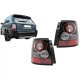 Πισινά Φανάρια Set Για Land Rover Range Rover Sport L320 (2005-2013) Facelift Autobiography Design Black / Clear 2 Τεμάχια
