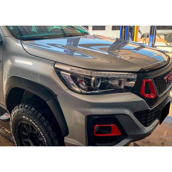 Body Kit Για Toyota Hilux Revo 2016-2019 Rocco TRD Look Εμπρός Προφ/ρας, Μάσκα, Φτερά Τροχών