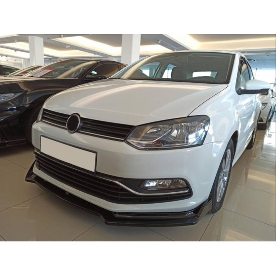 Μπροστινό Spoiler Για VW Polo 6R 09-17 GTI & Απλό Προφυλακτήρα 3 Τεμάχια