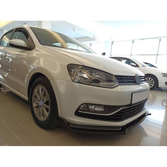 Μπροστινό Spoiler Για VW Polo 6R 09-17 GTI & Απλό Προφυλακτήρα 3 Τεμάχια