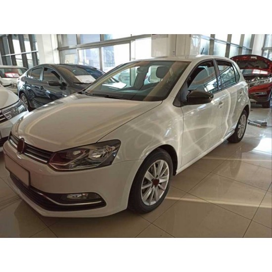 Καπάκια Καθρεφτών Για VW Polo 6R 09-17 M4 Look Μαύρο Γυαλιστερό 2 Τεμάχια