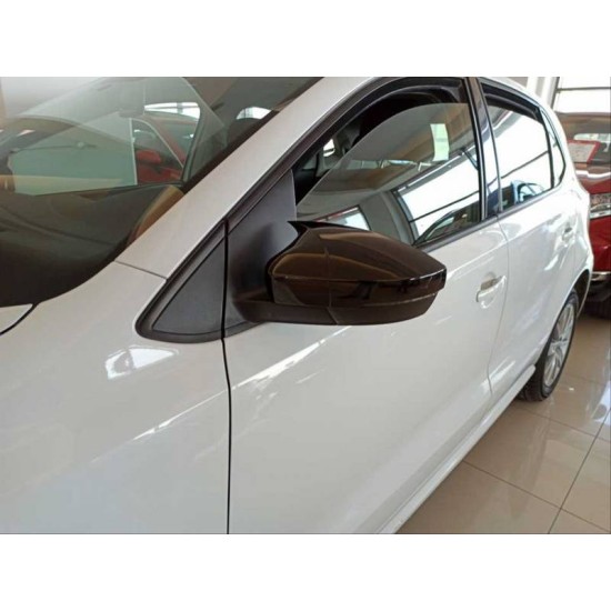 Καπάκια Καθρεφτών Για VW Polo 6R 09-17 M4 Look Μαύρο Γυαλιστερό 2 Τεμάχια