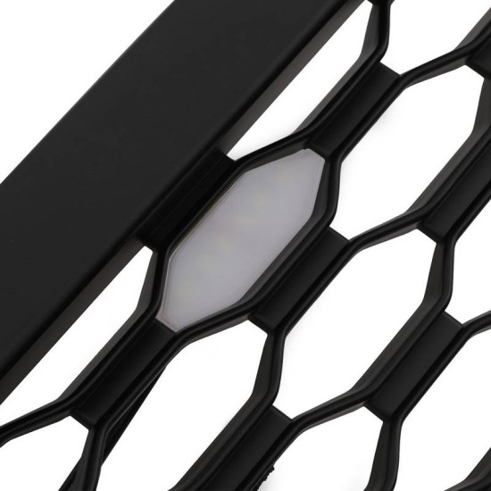 Μάσκα Για Nissan Navara D23 NP300 15-20 Badgeless Μαύρη Ματ Με Led