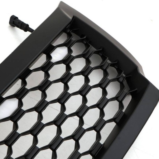 Μάσκα Για Nissan Navara D23 NP300 15-20 Badgeless Μαύρη Ματ Με Led