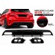 Diffuser Πίσω Προφυλακτήρα Για Mercedes-Benz A-Class W176 15-18 A45 Amg Look Με Μπούκες Μαύρες -00---00-