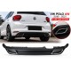 Diffuser Πίσω Προφυλακτήρα Για VW Polo 17+ AW mk6 R-Line Look