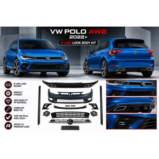 Body Kit Για VW Polo AW2 22+ R-Line Look