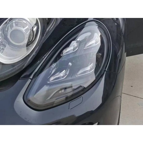 Μπροστινά Φανάρια Set Για Porche Panamera 970.1 & 970.2 2011-2017 Ugrade Σε 971.1 2017+ Look Full Led (Συμβατά μόνο με τον μπροστινό προφυλακτήρα Turbo facelift)