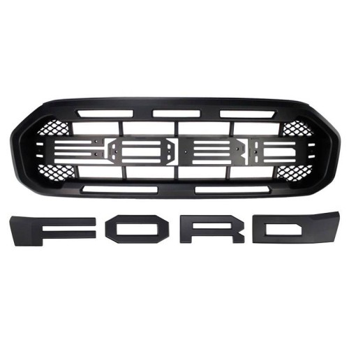 Μάσκα Για Ford Ranger T8 2019-2023 Raptor Look Μαύρο Ματ