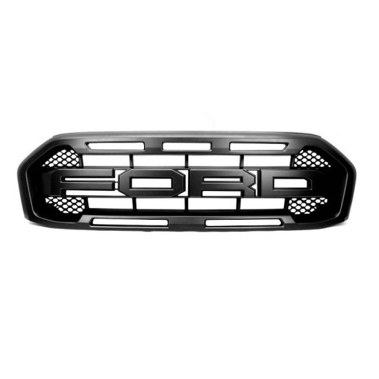 Μάσκα Για Ford Ranger T8 2019-2023 Raptor Look Μαύρο Ματ