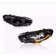 Μπροστινά Φανάρια Set Για Vw Scirocco 08-17 Xenon Upgrade Facelift Look Full Led DRL Black