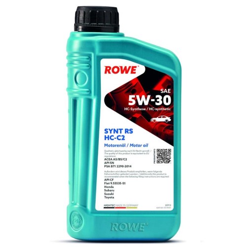 ΛΙΠΑΝΤΙΚΟ HIGHTEC SYNT RS SAE 5W-30 HC-C2 (12x1 Lt)-ROWE-RW20113001099