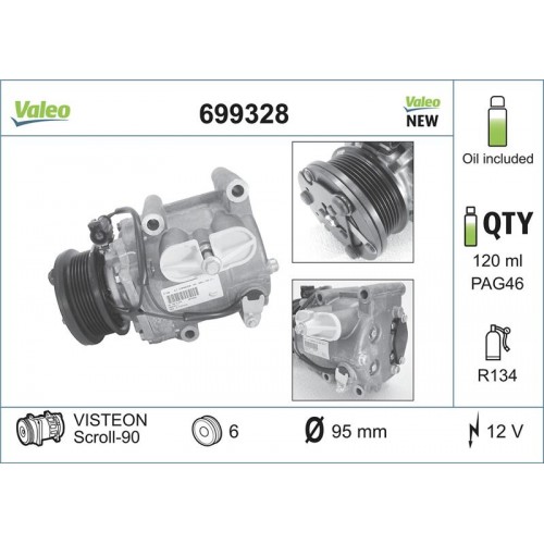 ΣΥΜΠΙΕΣΤΗΣ A/C FORD MONDEO 1.8L-Valeo-VL699328