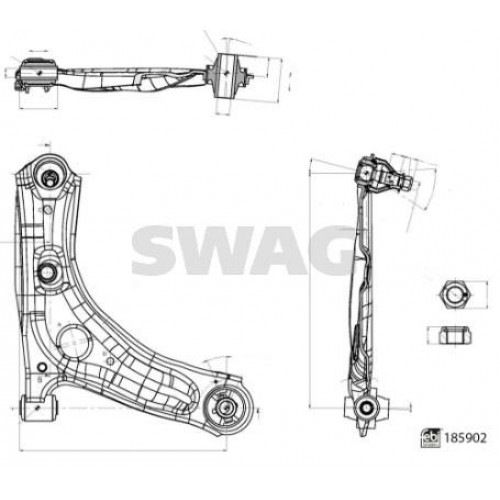 ΨΑΛΙΔΙ ΕΜ ΔΞ PEUGEOT 108 , CITROEN C1 , AYGO-SWAG-SW33110143