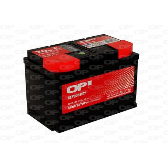 ΜΠΑΤΑΡΙΑ OP EFB START&ST POWER 12V 70A 760cca (278x175x190) ΔΞ-Open Parts-BE070L3.00