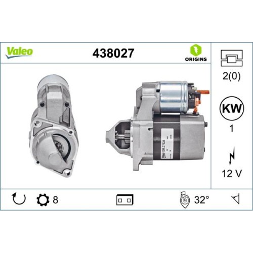 ΜΙΖΑ MERCEDES (W169) A-CLASS-Valeo-VL438027
