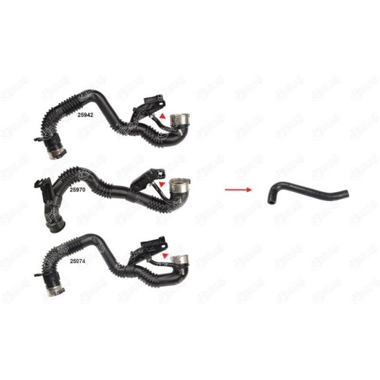 ΣΩΛΗΝΑΚΙ TURBO NISSAN X-TRAIL III 2.0 dCi (T32)-IBRAS-BR25972