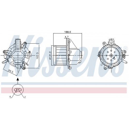 ΜΟΤΕΡ ΚΑΛΟΡΙΦΕΡ GRANDLAND-X-Nissens-NS87542