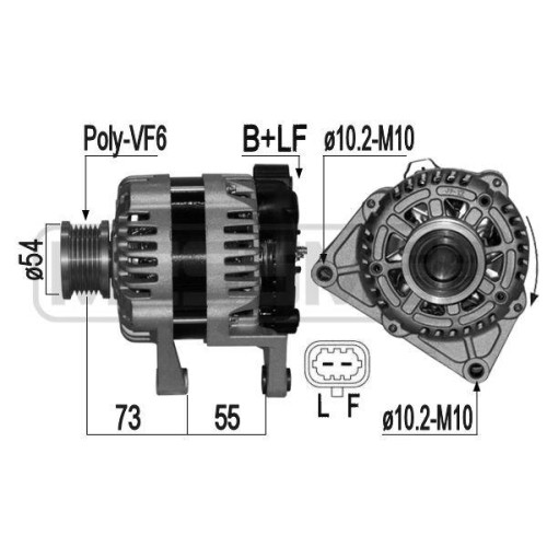 ΔΥΝΑΜΟ 100AMP INSIGNIA A16LET-ERA-ER209131A