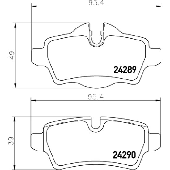 ΤΑΚΑΚΙΑ ΟΠ MINI COOPER S (R56)-Hella Pagid-HL8DB355013661