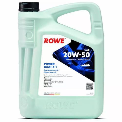 ΛΙΠΑΝΤΙΚΟ MARINE HIGHTEC POWER BOAT 4-T SAE 20W-50 (4x5 Lt)-ROWE-RW20155005099
